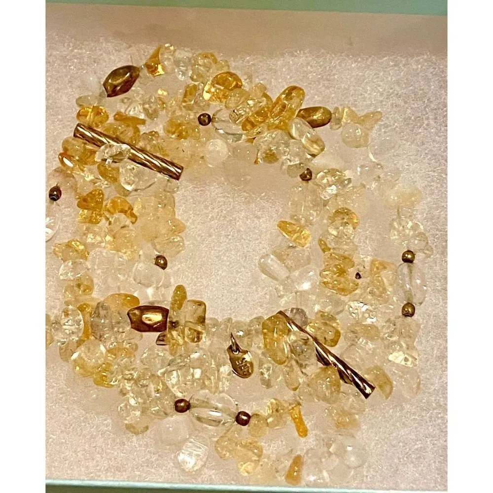 LUC 925 CM Tumbled Citrine Yellow Amethyst & Quartz Multi - Image 3