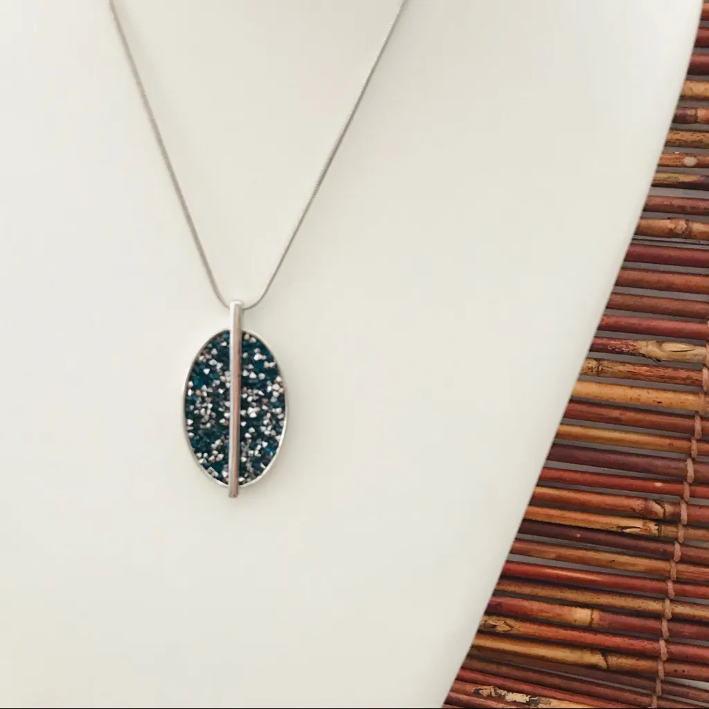 Kenneth Cole Silver Tone Necklace - Image 2