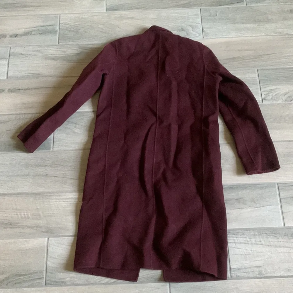 Burgundy coat Size undefined - Image 6