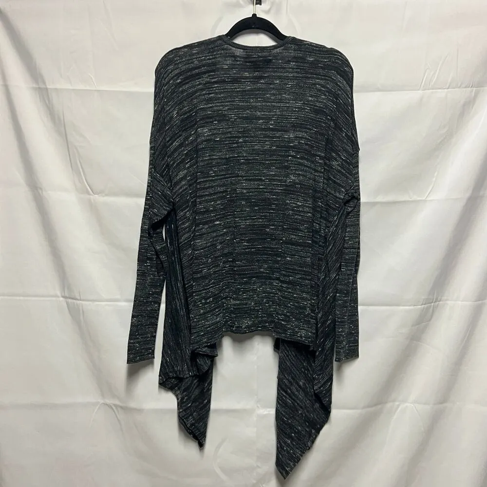 Lane Bryant Space Dye Open Front Gray Cardigan Size 22/24 Workwear Casual - Image 7