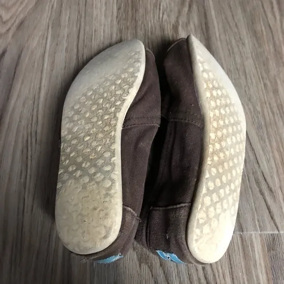 Toms classic slip on brown canvas‎ - Image 5