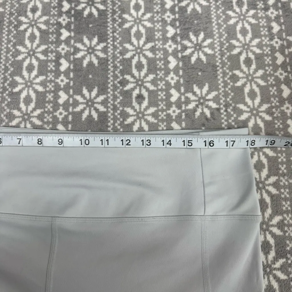 Girlfriend Collective Light Gray Cropped Workout Leggings Activewear XX-Large - Image 6