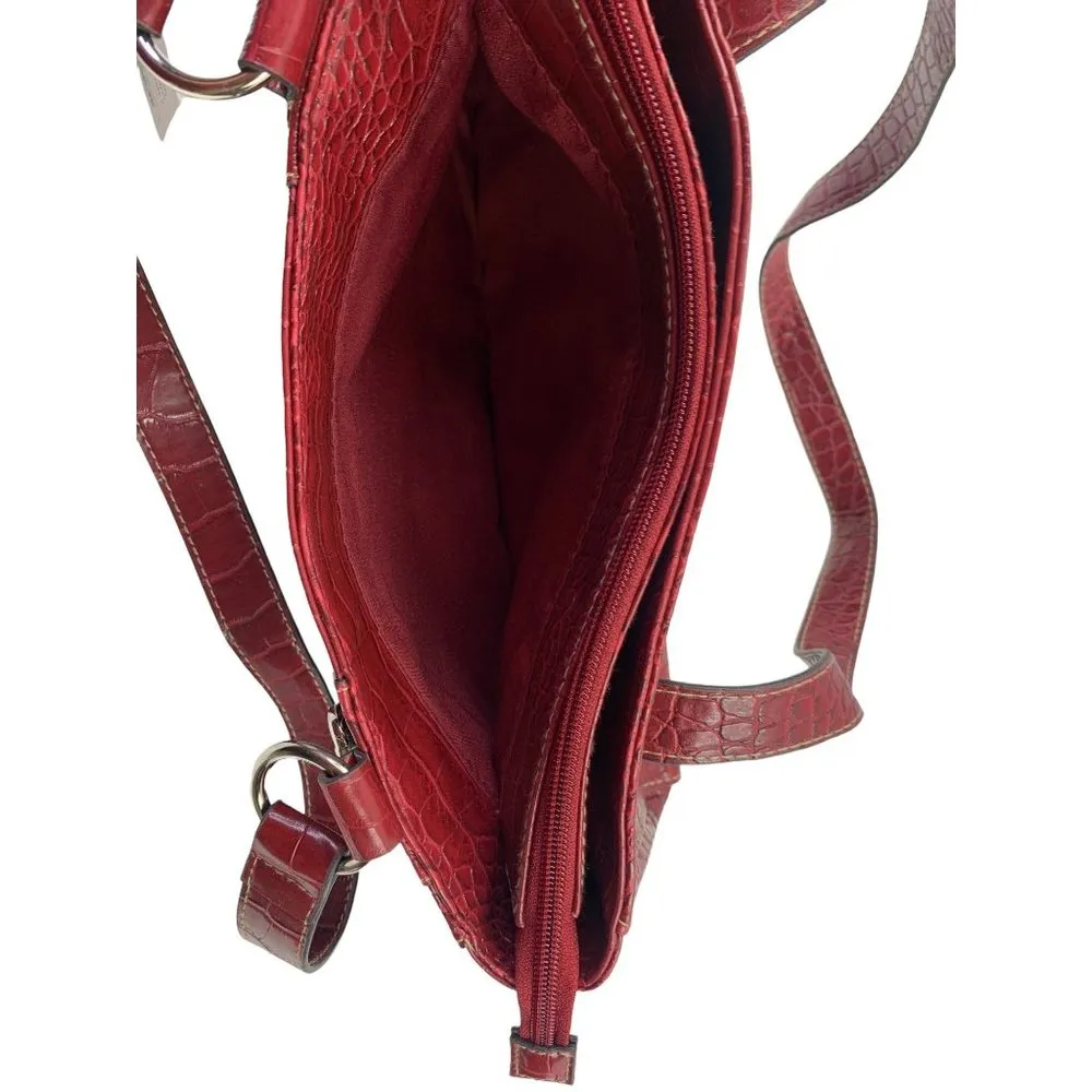 Croft & Barrow Women's Biking Red Purse - Image 6