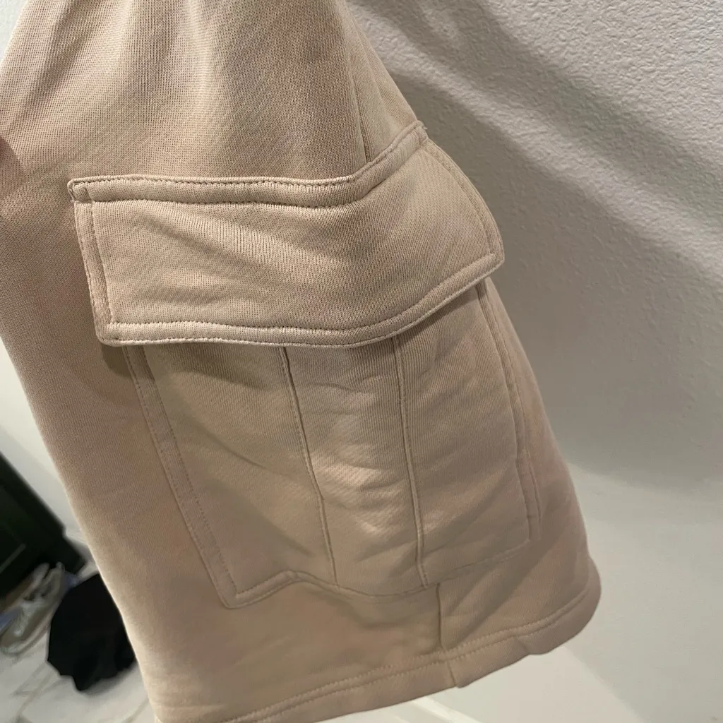 Universal Thread Tan Leisure Studio Fleece Cargo Mini Skirt Size Large - Image 8