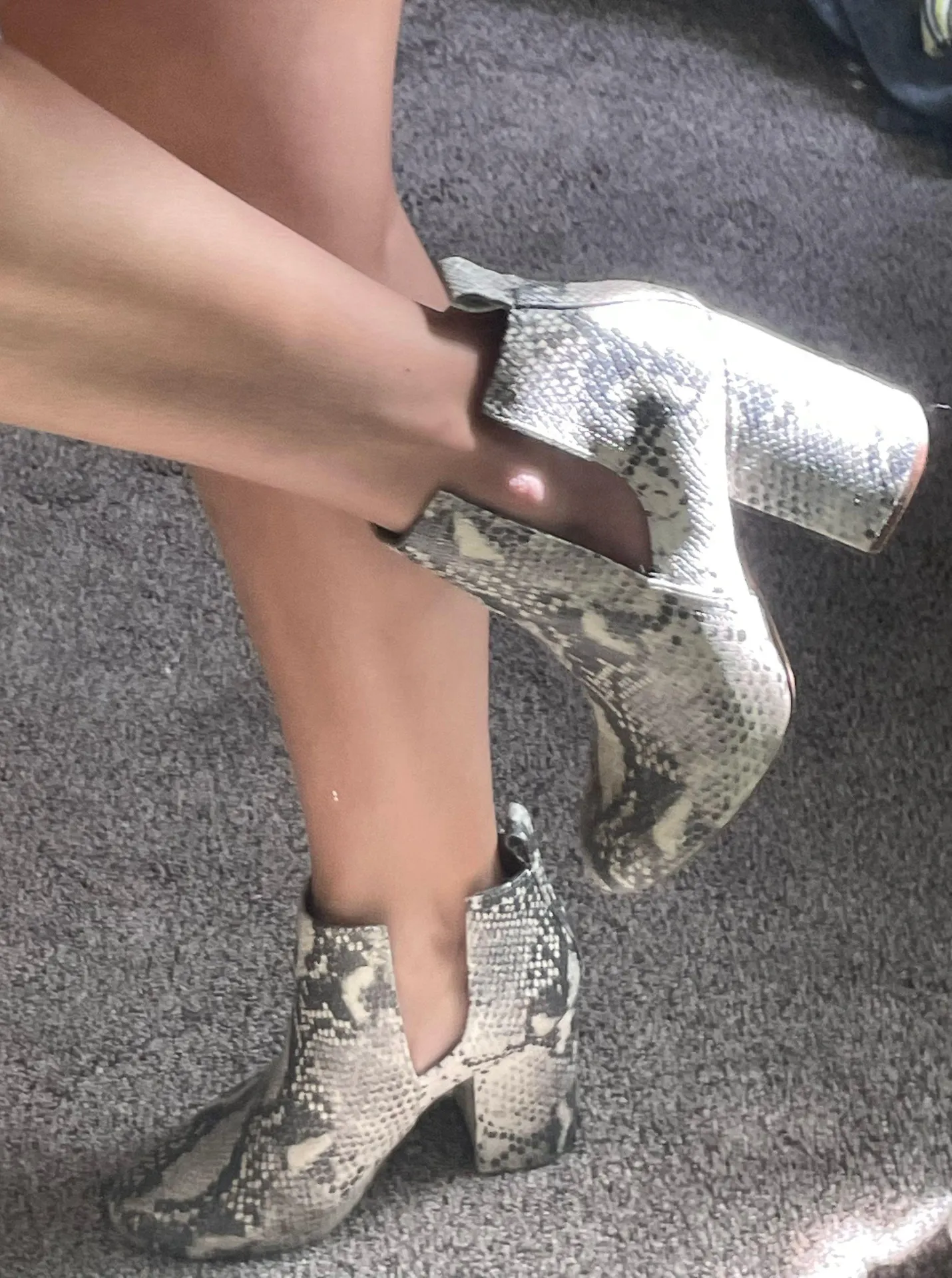Snake Skin Booties - Image 2