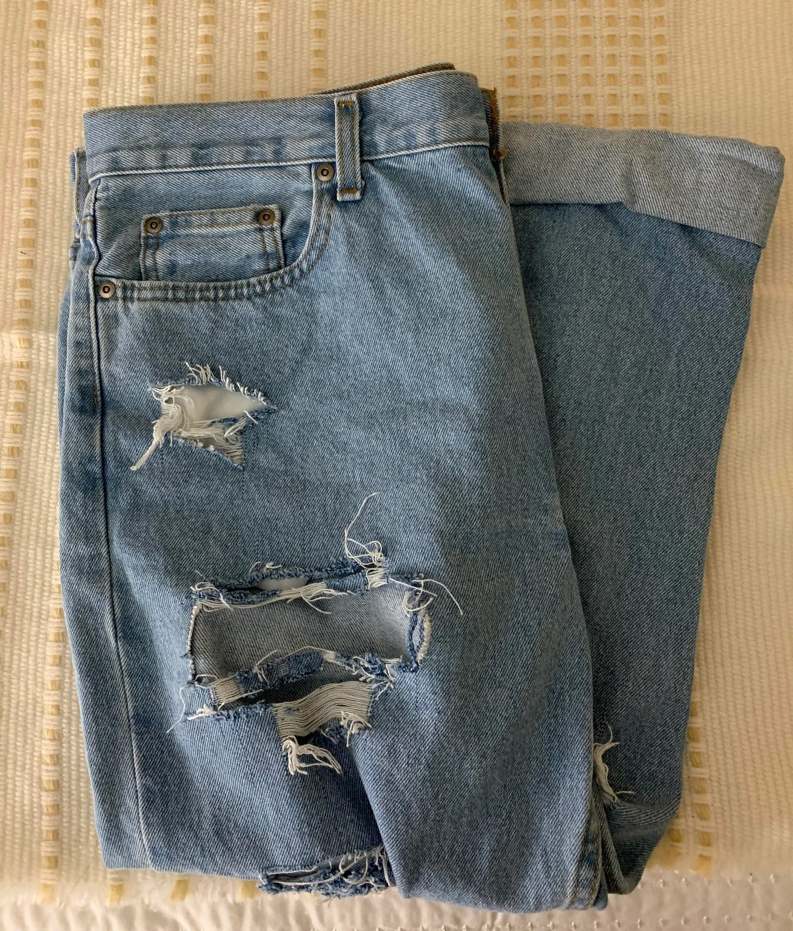 Custom Boyfriend Jeans Size 12 - Image 3