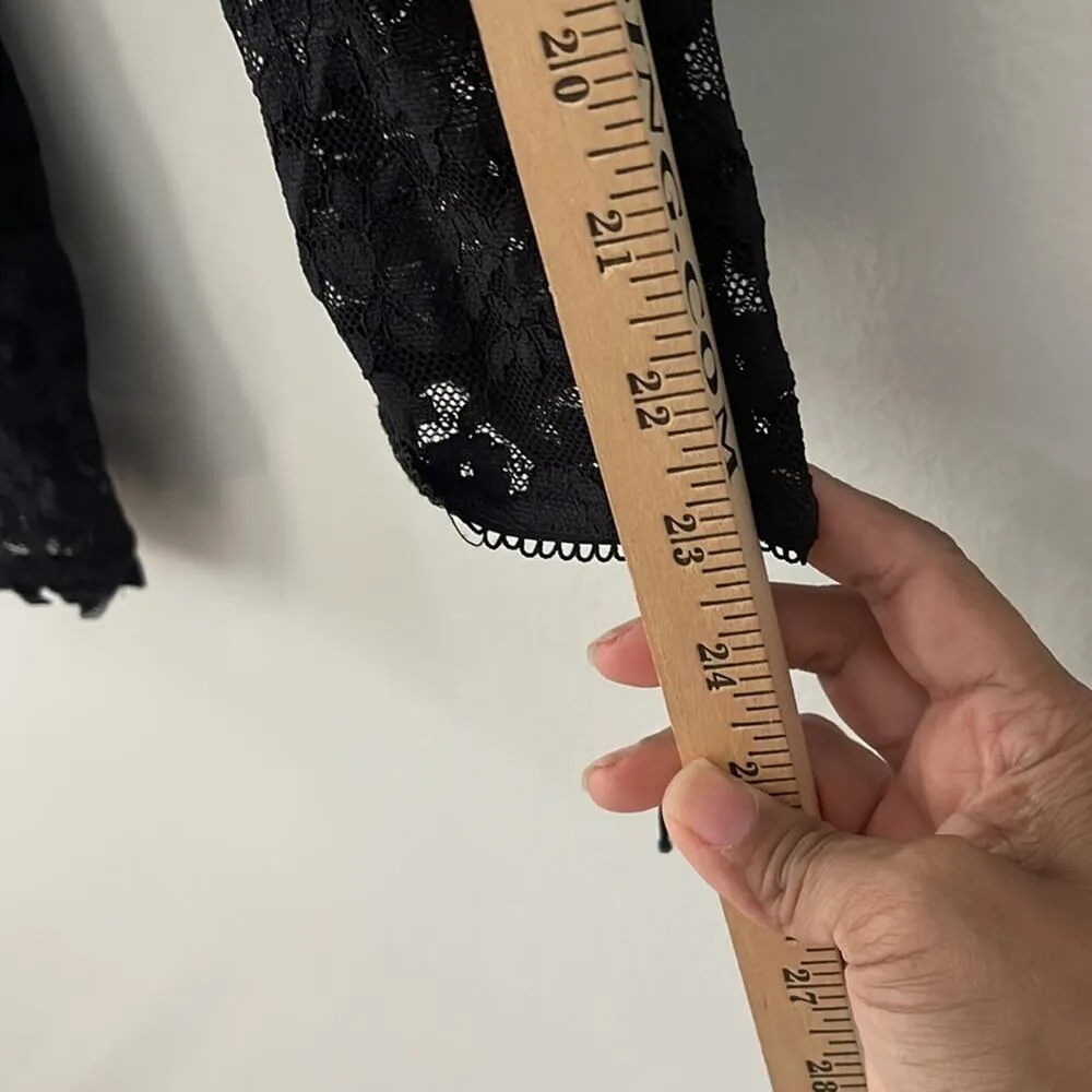 For Love and Lemons Black Violetta Lace Dress Black Size M - Image 6