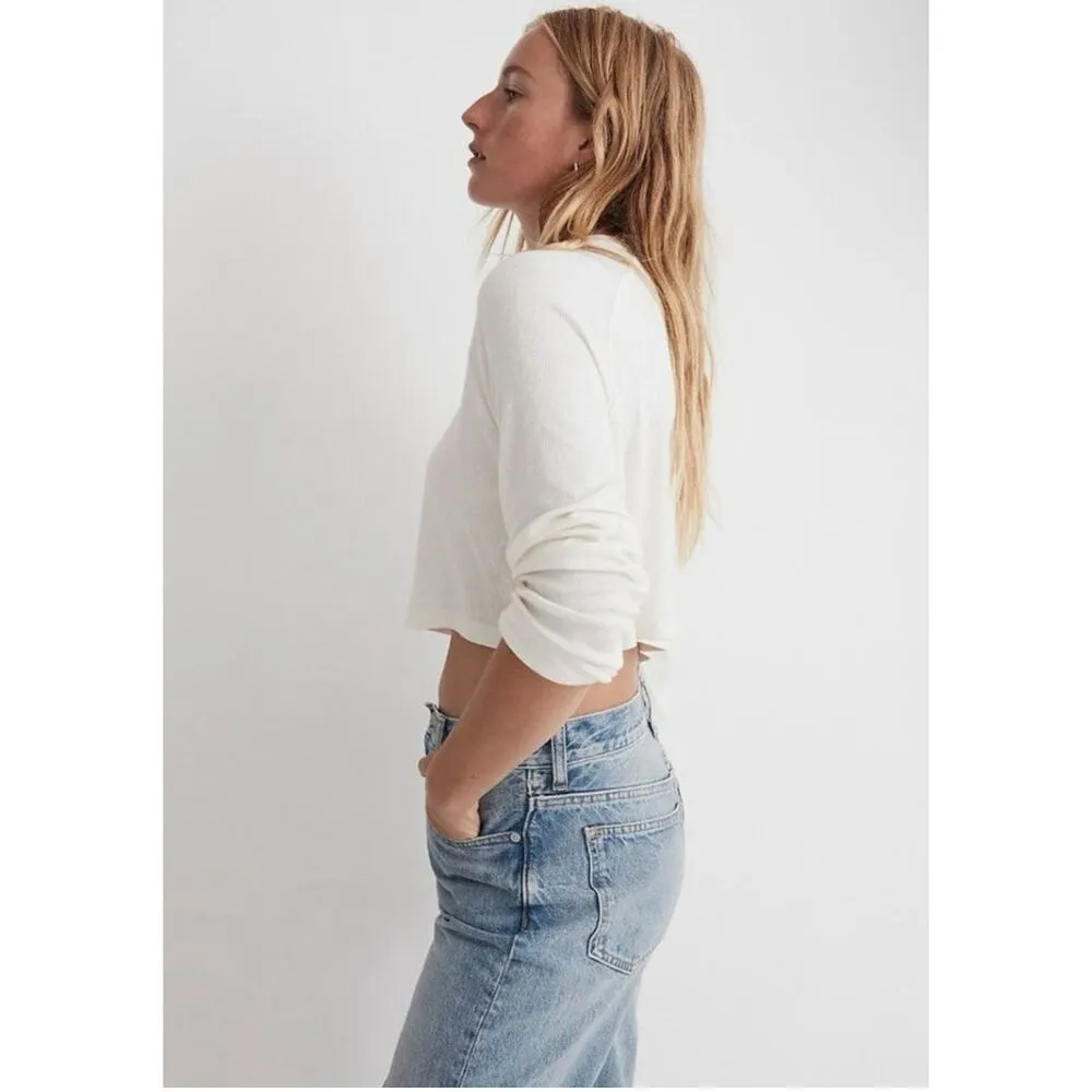 Madewell Raglan Supercropped Tee - Image 2