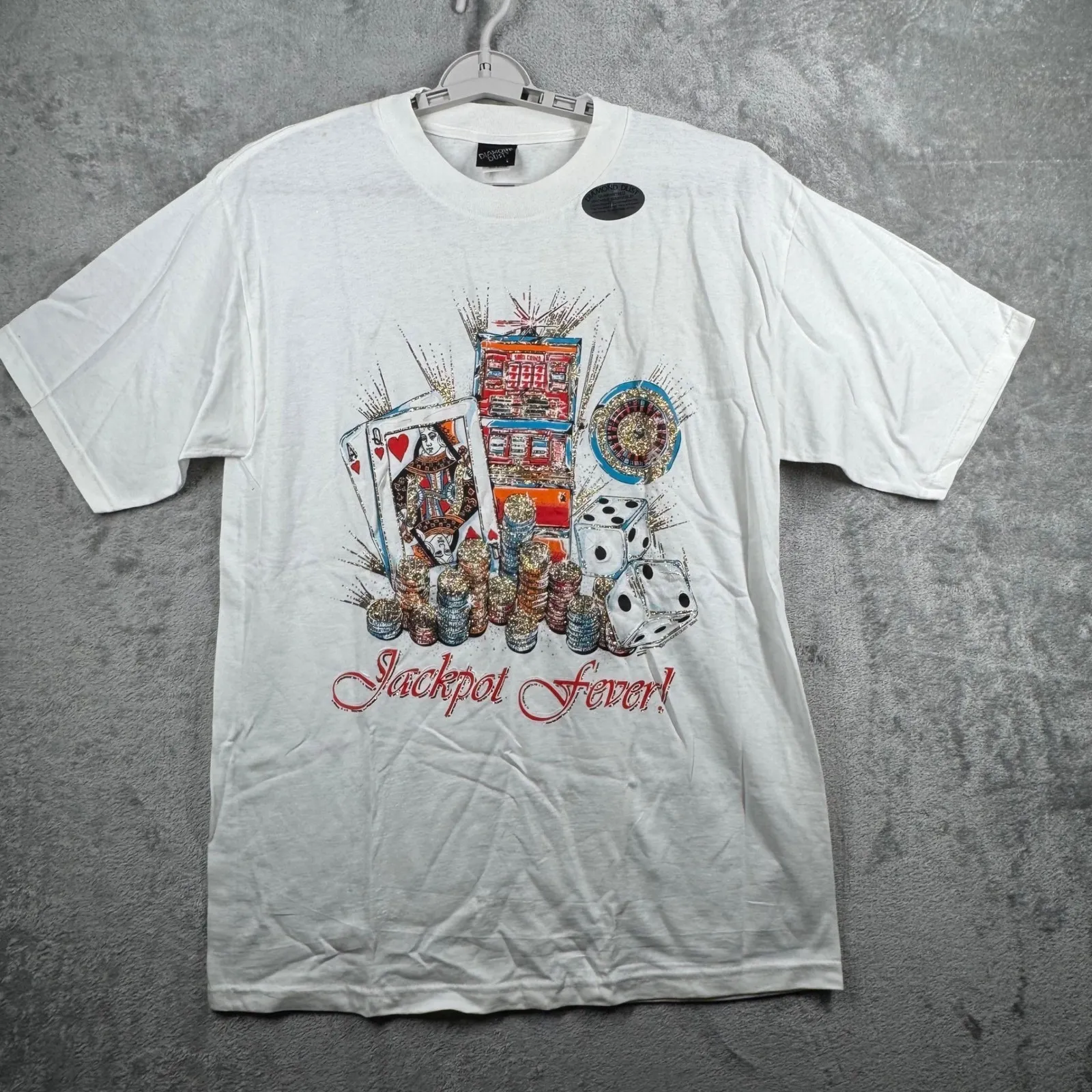 Vintage 90s Diamond Dust Tee T - Image 2