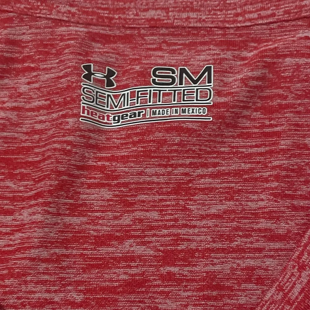 Under Armour Marines Semi-Fitted Heat Gear Red Sm - Image 3