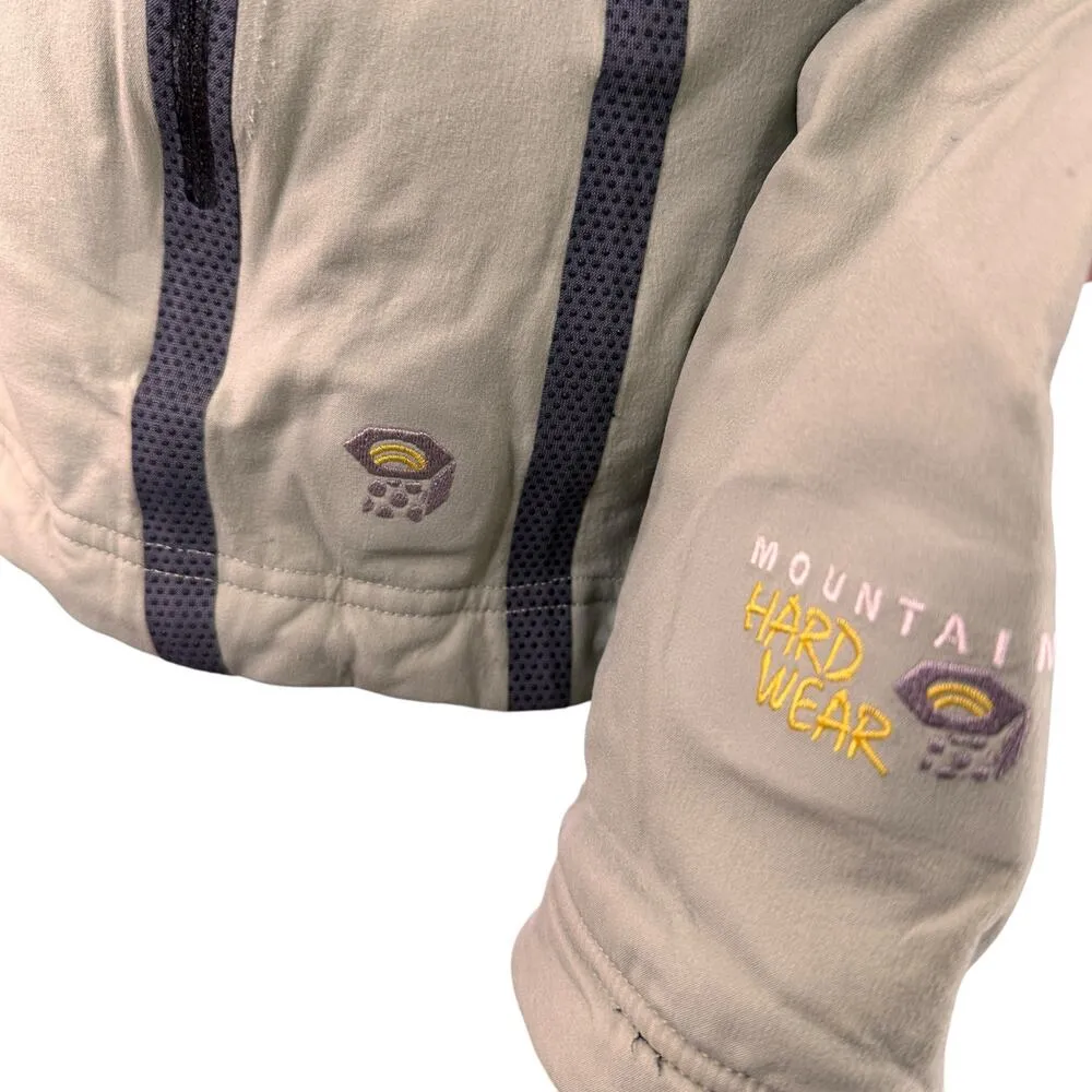 Mountain Hardwear Women's Green Nylon Zip Up Jacket Size Medium - Image 4