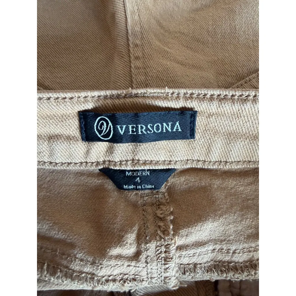 Versona Brown Fringe Modern Shorts - Image 5