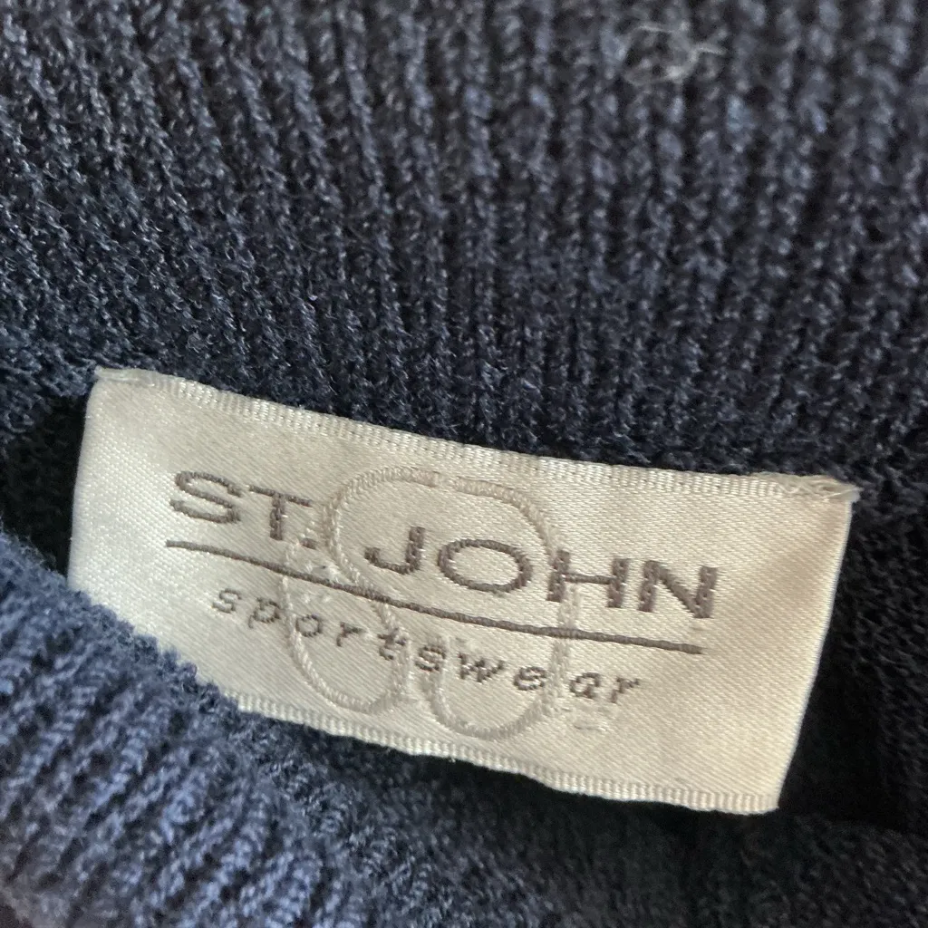 St. John Dark Blue Knitwear - Image 2