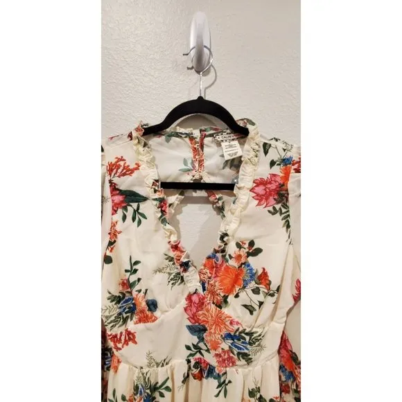 A CALIN BY FLYING TOMATOE Floral Dress - Image 3