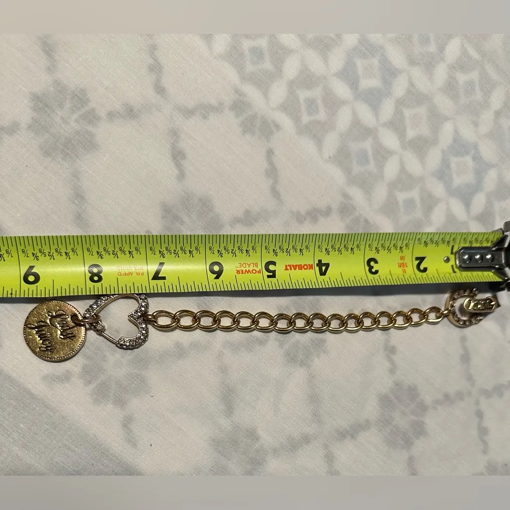 Juicy Couture Gold and Silver Heart bracelet - Image 4