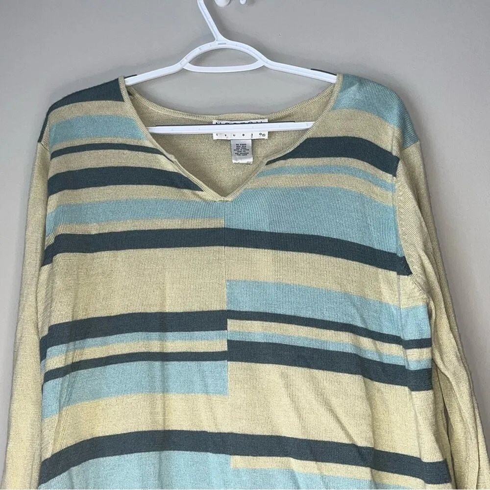 NWT! Norton Studio Long Sleeve V - Image 7
