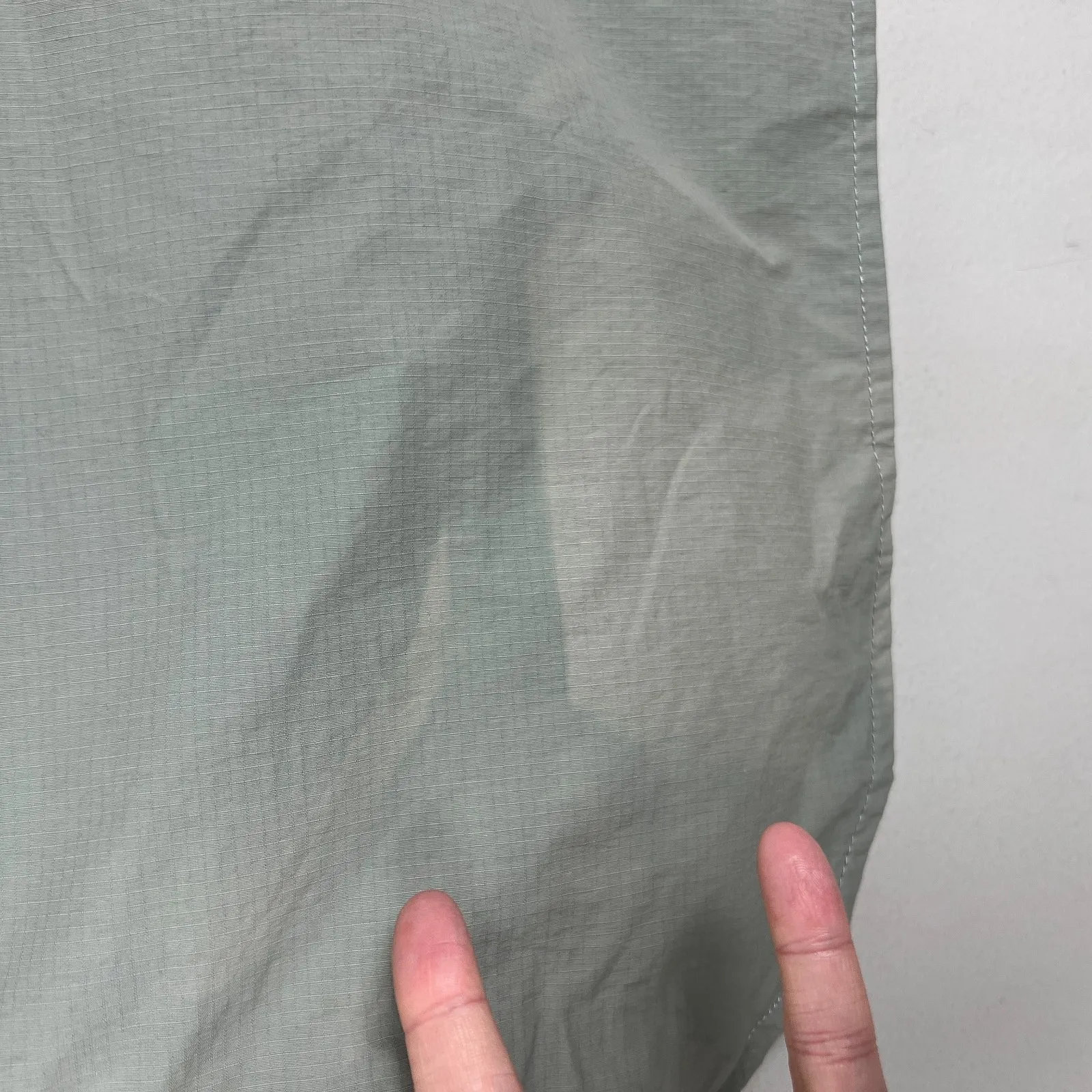 Notabag Backpack Bag Gray Seafoam Green Travel Nylon Cotton Casual Lightweight - Image 4