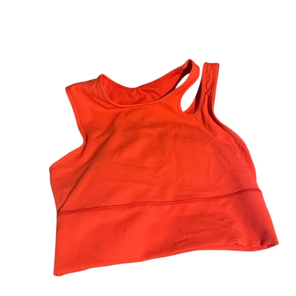 Lululemon Mastered Motion Cropped Tank Thermal Red | SIZE 6 - Image 3