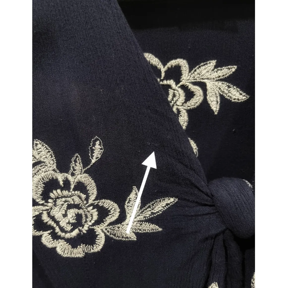 SAGE AND SADIE Scarlett Navy Blue Mini Dress  - Image 9