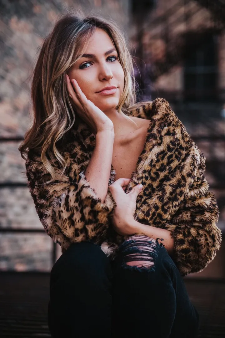 Vera Wang Cheetah Coat - Image 6