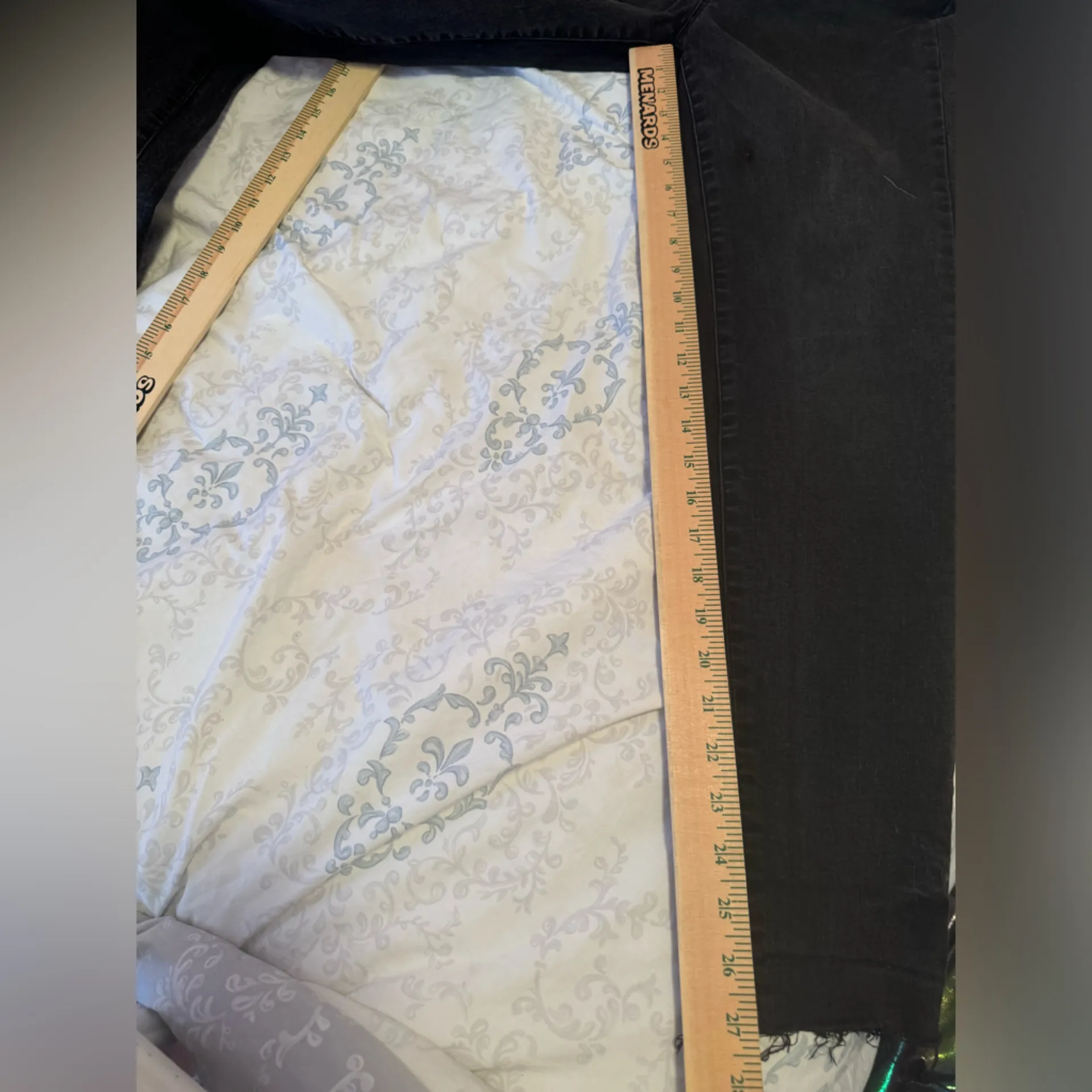 Harper Heritage Black Fringe Leg High‎ Rise Skinny Jeans women’s size 29 - Image 10