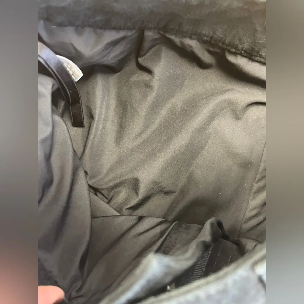 Pendleton Raw Suede Leather High Rise Lined Pants Sz 8 - Image 4