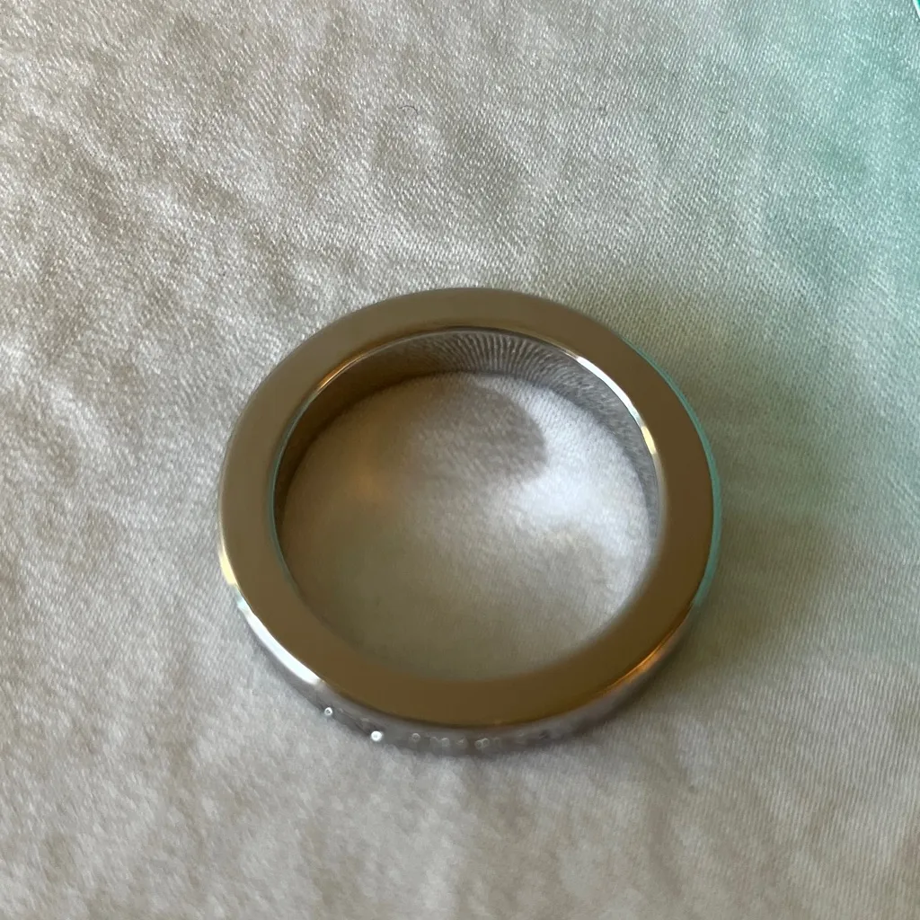 Origami Owl: Silver Tone Rainbow Crystal Ring Pendant - Image 7