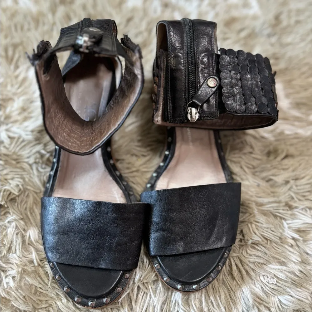 AGL Attilio Giusti Leombruni Sandals size 39/8.5 Black - Image 12