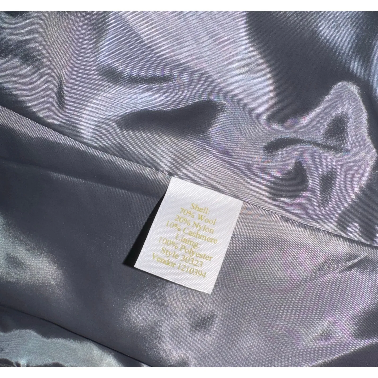 New Caslon Wool Cashmere Blend Jacket Blazer Women's 8 Warm Winter Work Wear - Image 9