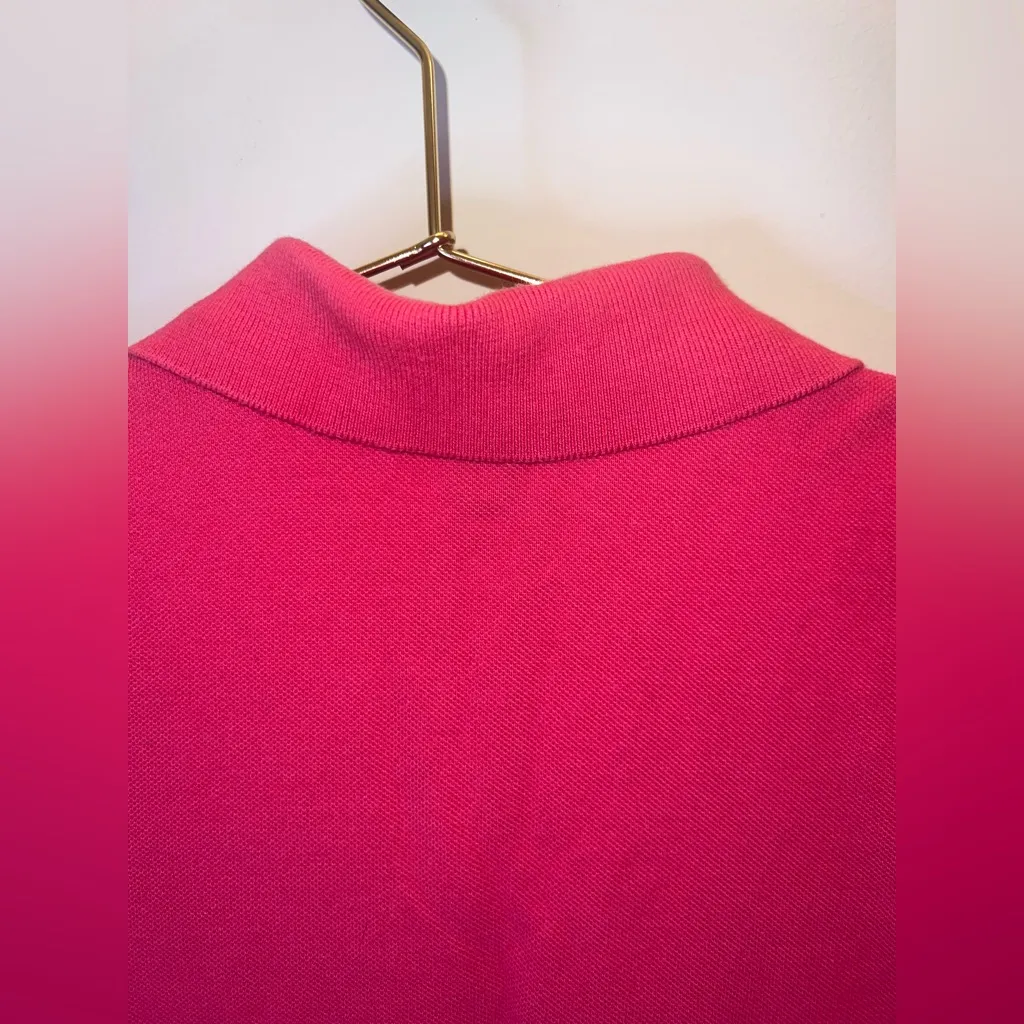 Polo Ralph Lauren Pink Custom Fit Polo Shirt Women’s M - Image 8