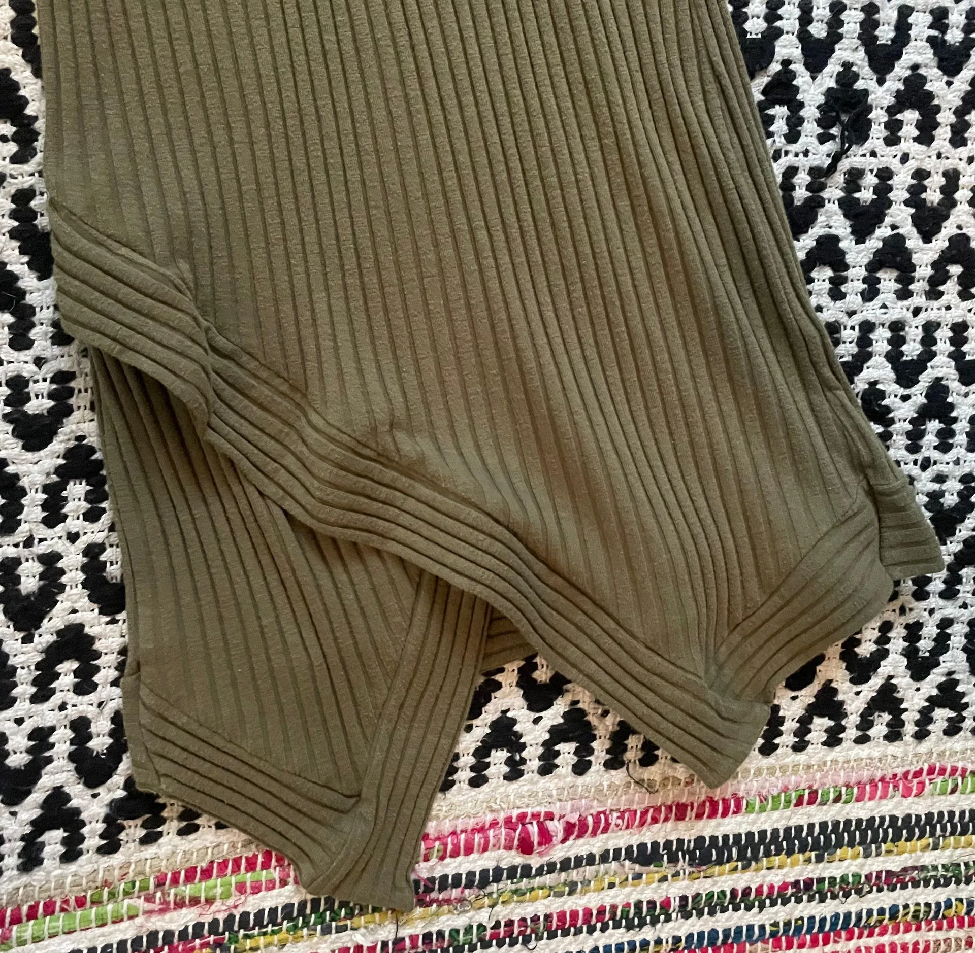 Green Mock Neck Dress - Image 4