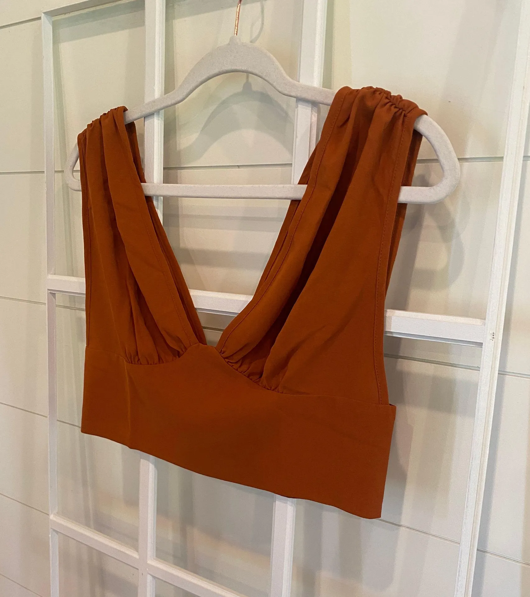 Orange Cropped Tank - Image 2