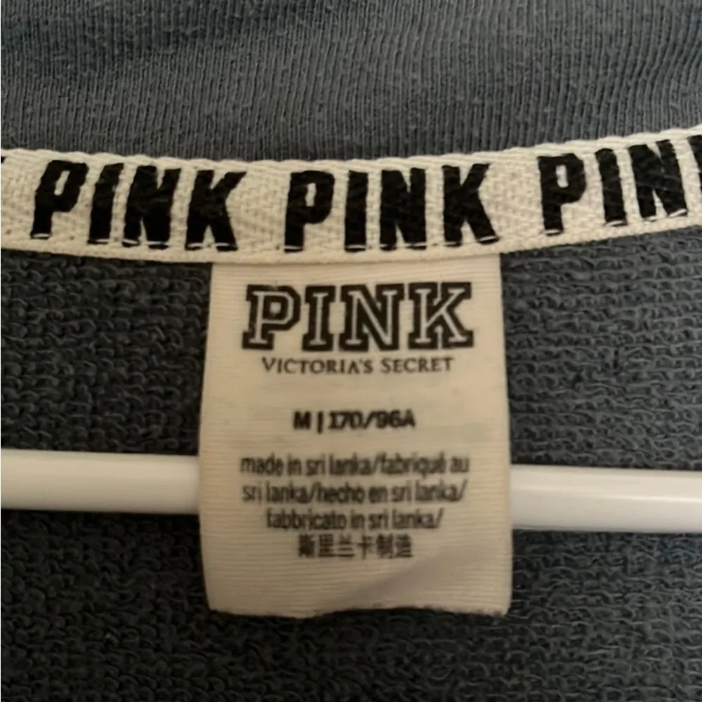 PINK Victoria’s Secret 1/4 Button Up Sweatshirt Size M - Image 8