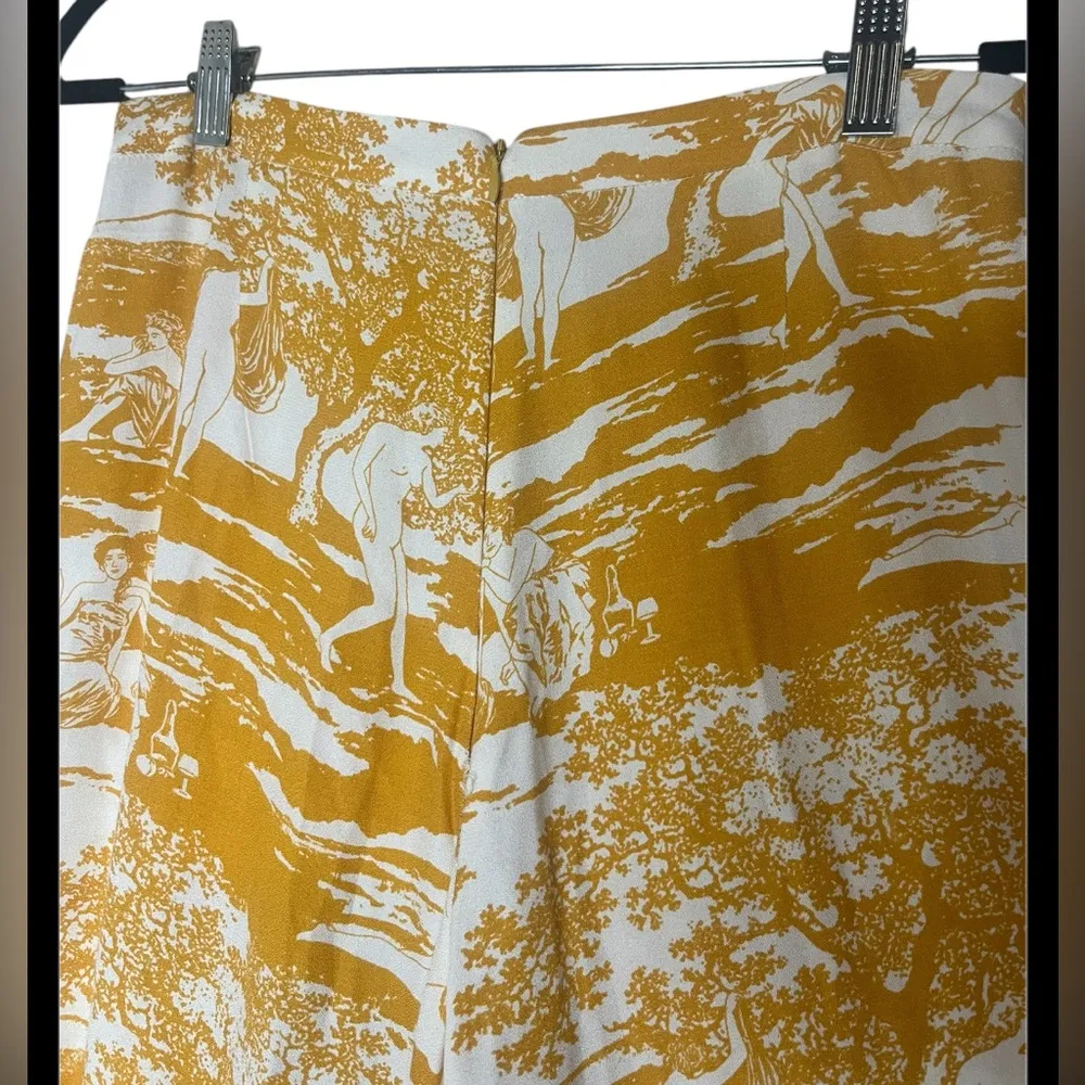 Reformation yellow Clare pant in Renaissance size 4 - Image 3
