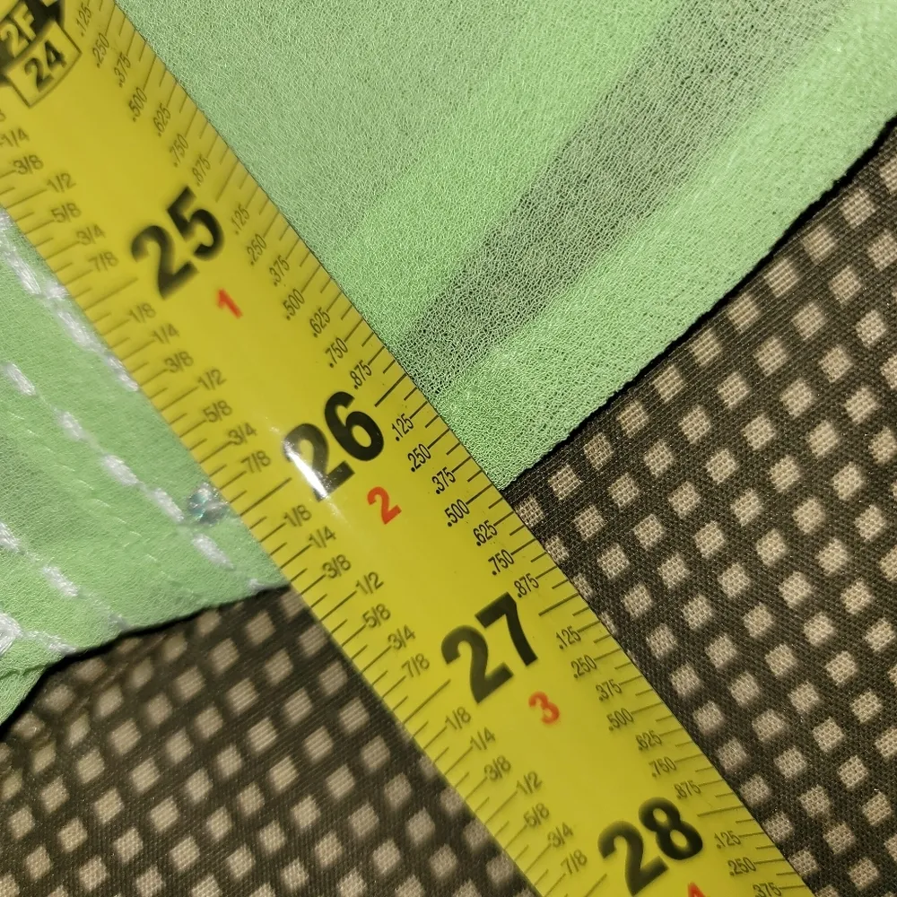 ChadWicks Women Green Polyester Henley Neck Short Sleeve Casual Shirt Size 20W - Image 16