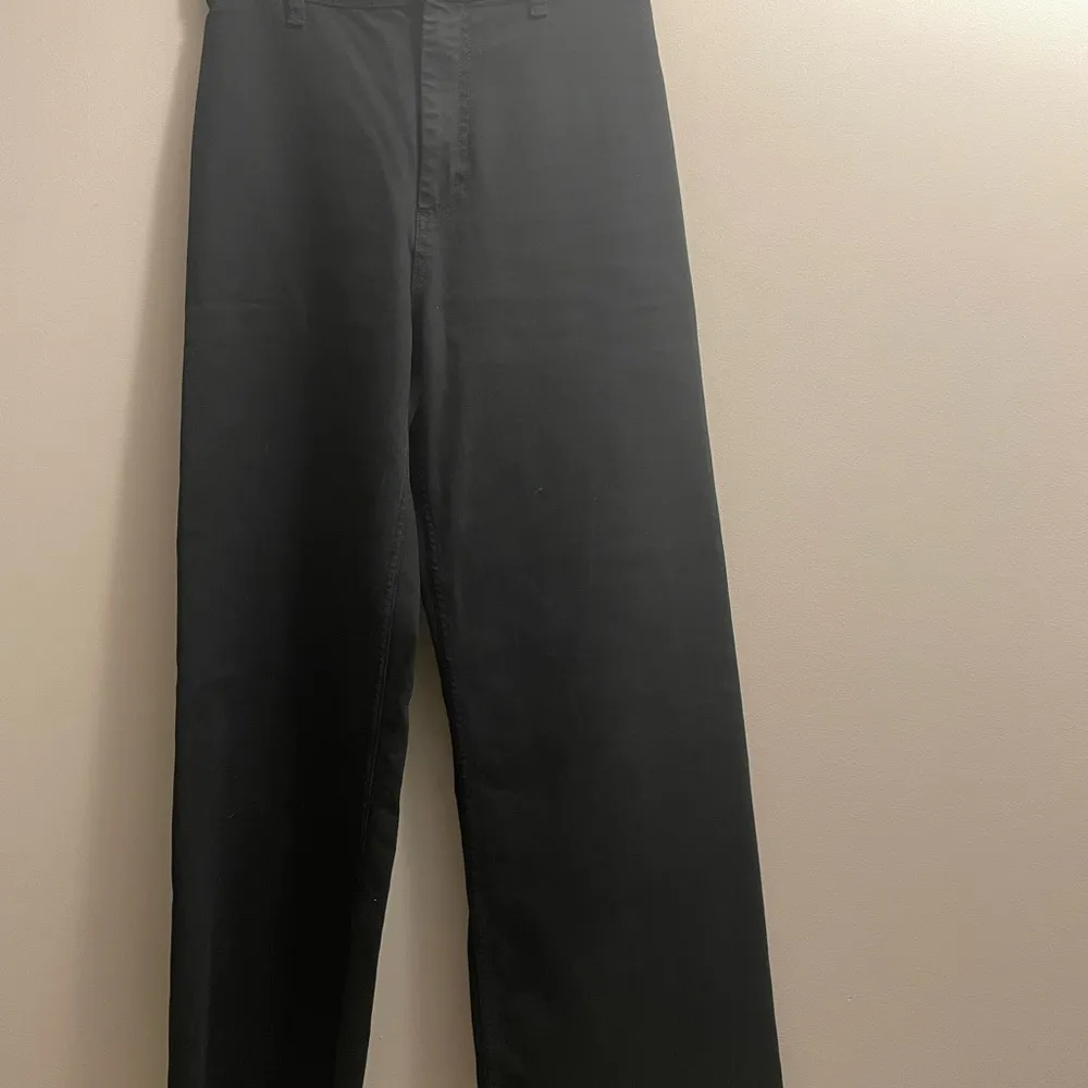 Zara Black Straight Cut Jeans ( thick) - Image 4