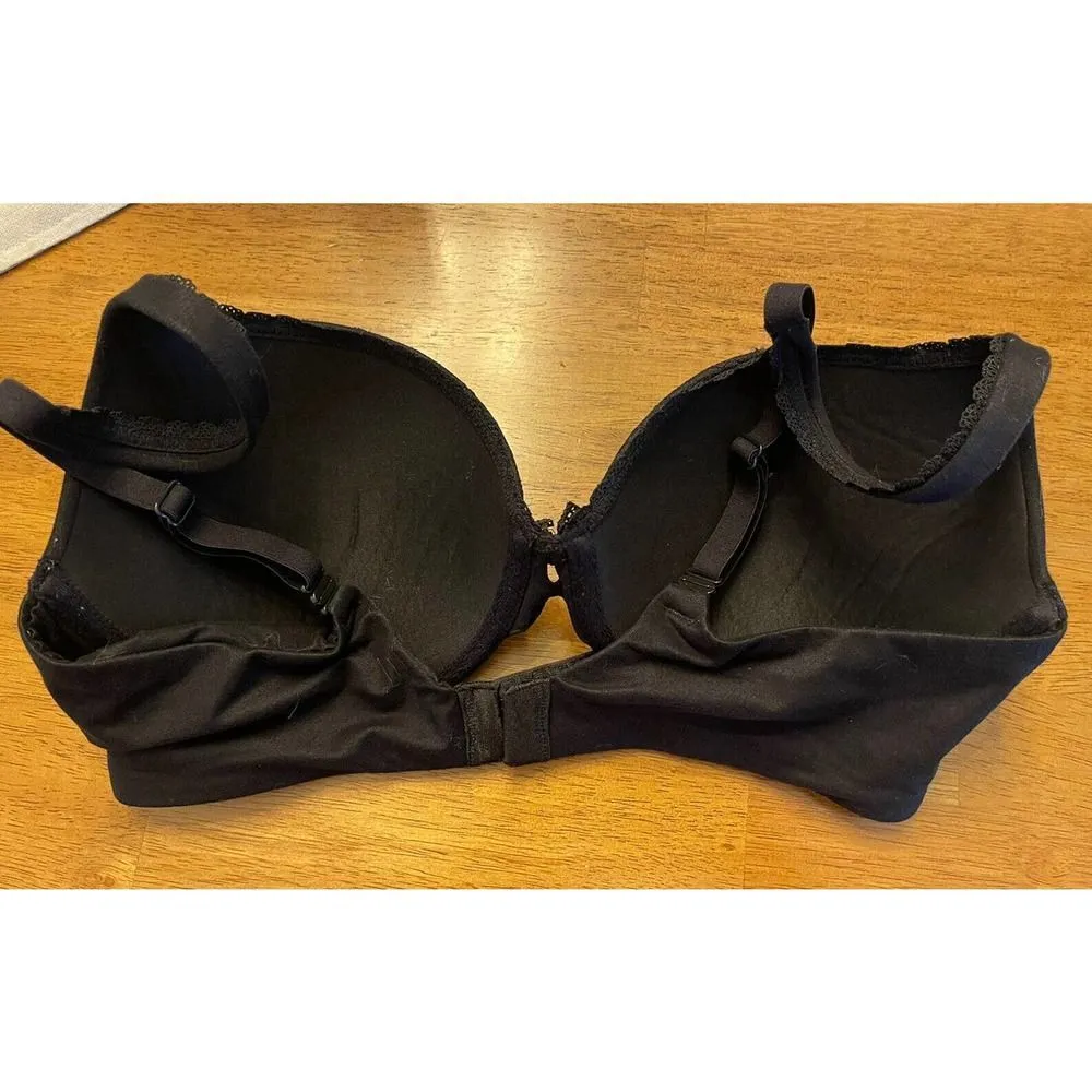 Victoria's Secret Body By Victoria Perfect Shape Black Underwire Bra Women's 34D - Image 3
