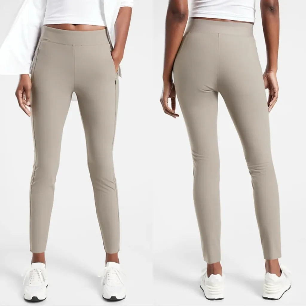 Athleta Women’s Stellar Tight Legging Pants Pull On UPF 50+  in Pyrite Size 20 - Image 3