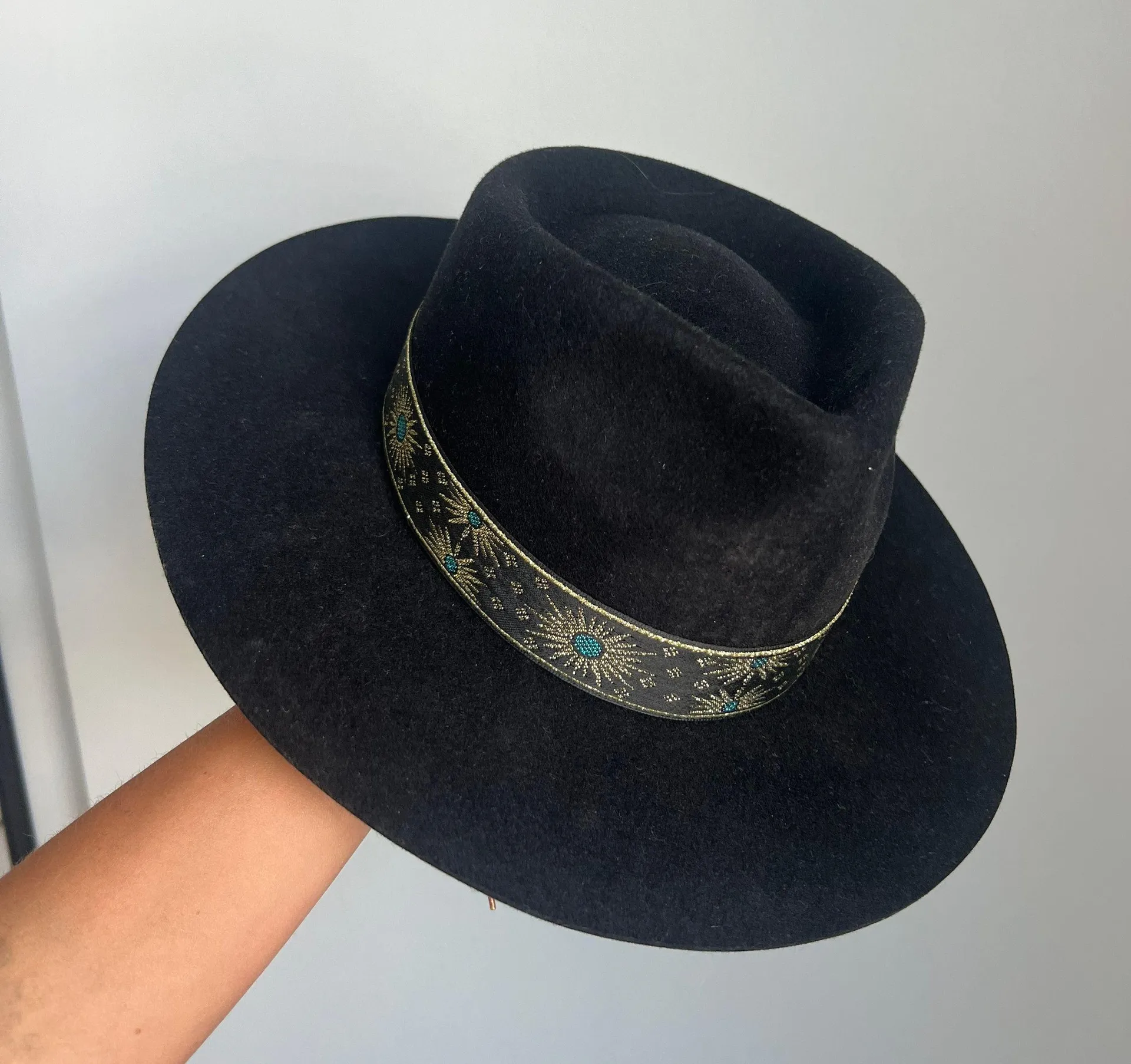 Black Wool Hat - Image 2