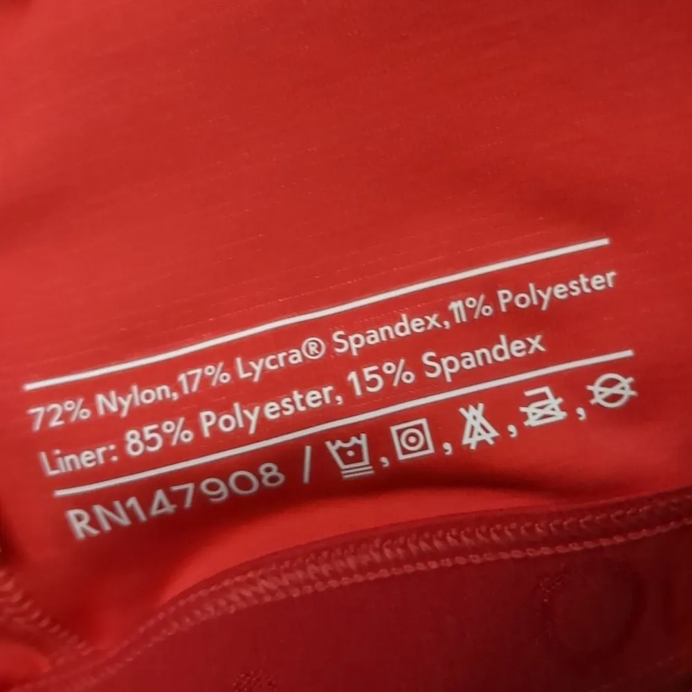 Outdoor voices red sports bra size XS - Image 4