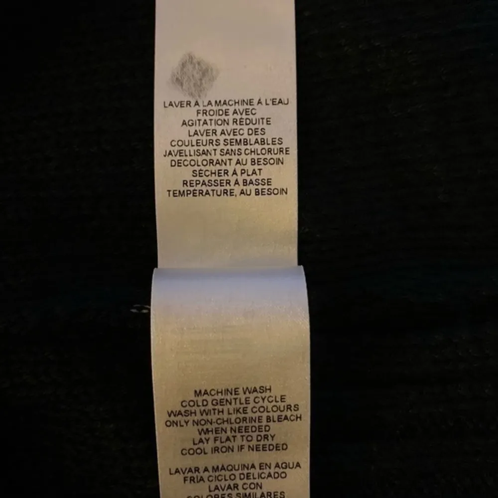 JOE FRESH navy knit sweater with a wide cable knit stripe in front. Large. EUC - Image 9