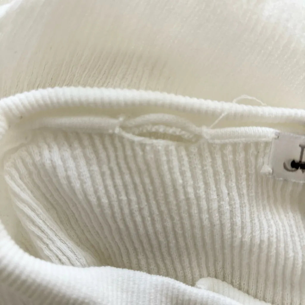 J. Crew Ruffle-trim Cotton Gauze Cardigan White - Image 5