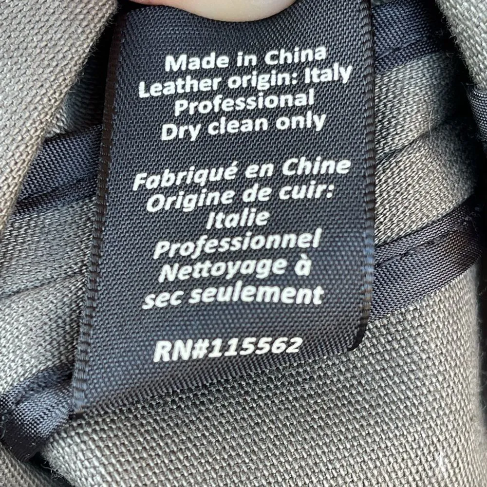 ELIZABETH & JAMES • Hanneli Leather Trench Coat size 8 - Image 11