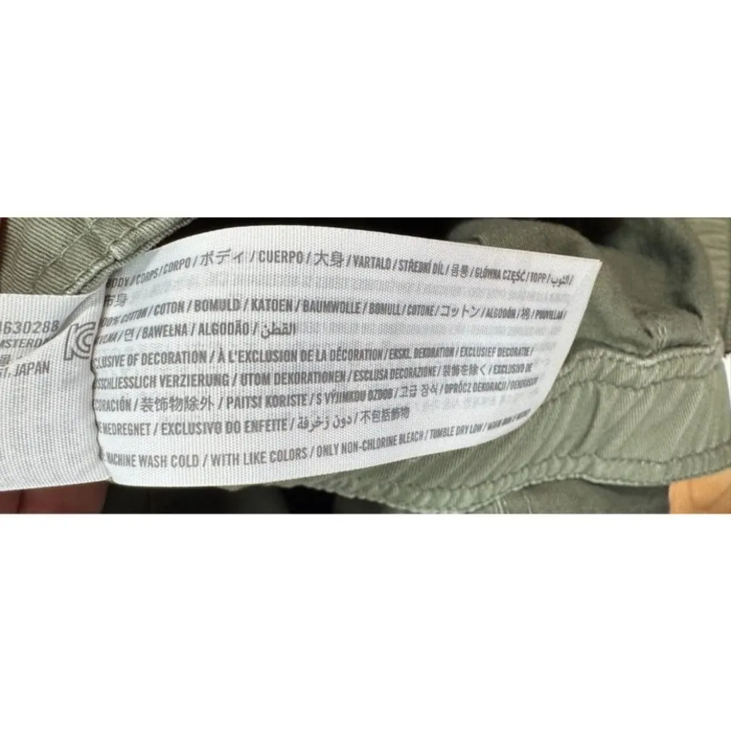 Abercrombie & Fitch Cargo Pants Olive Army Green Outdoors Utility Women's 28/6 - Image 7