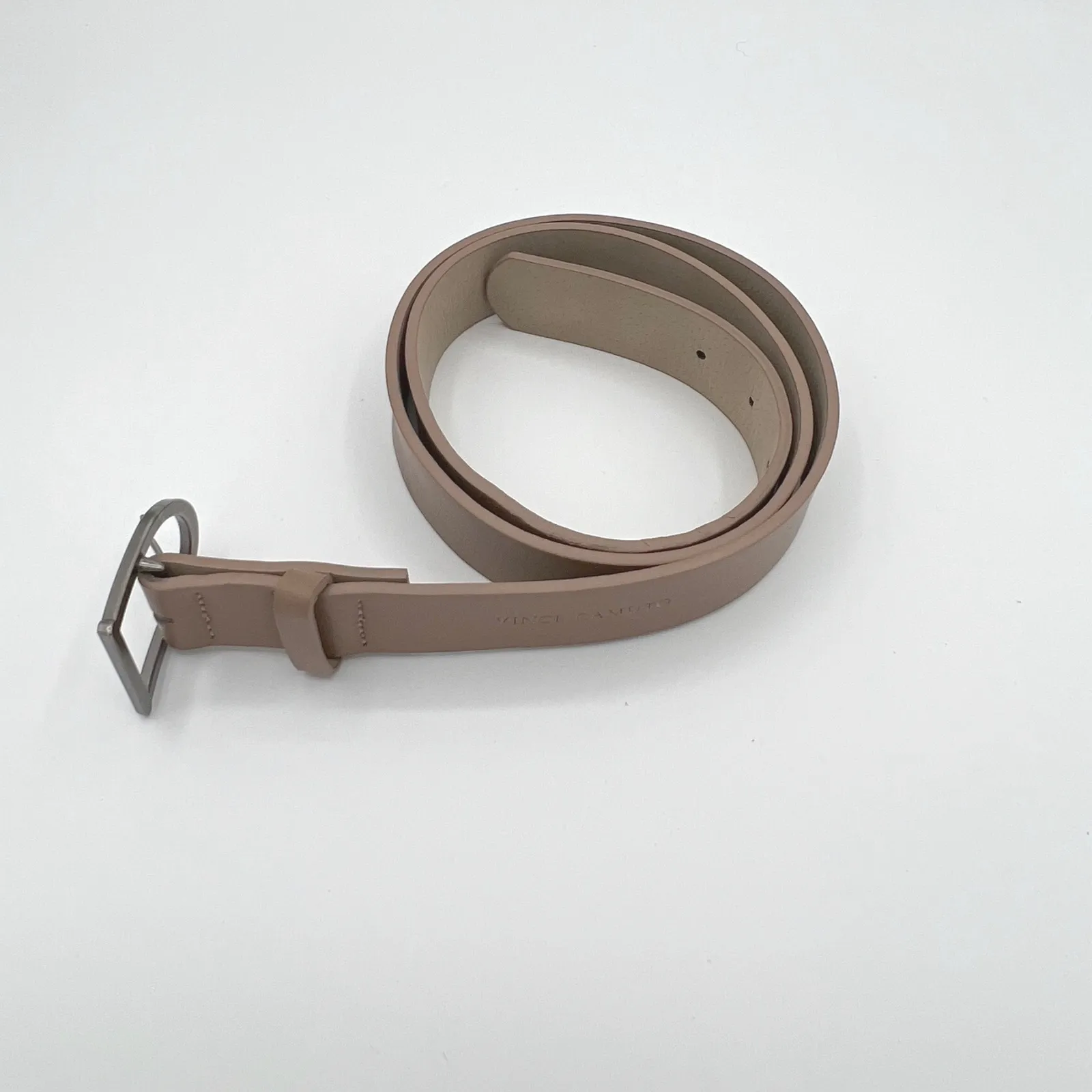 Vince Camuto Womens Leather Belt Brown Casual Fashion Medium Classic Career - Image 3