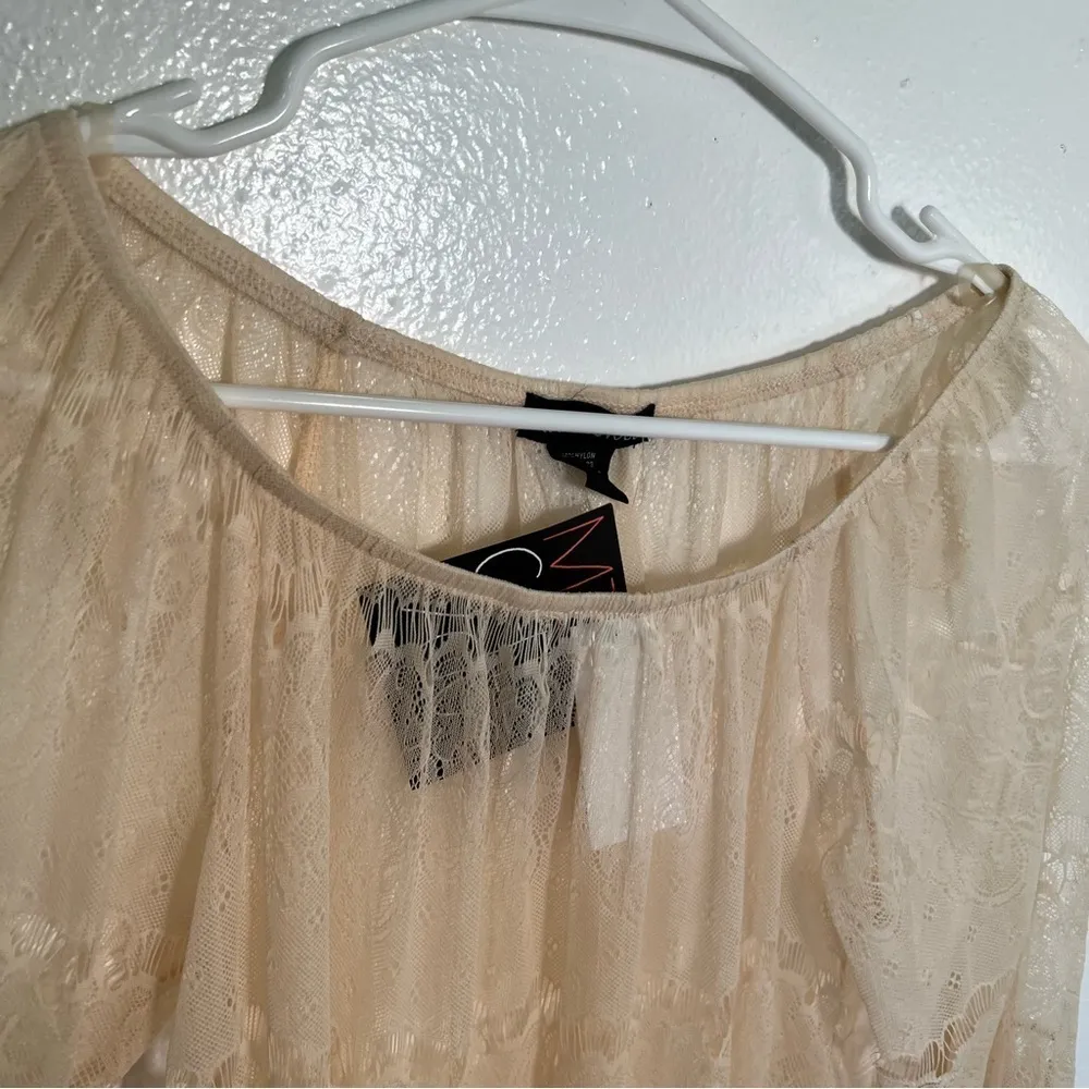 Miss Chievous Lace Blouse Almond - Image 9