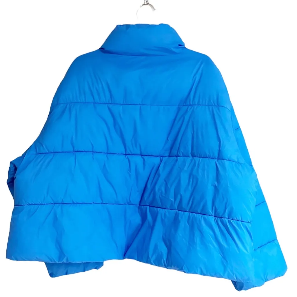 NWOT Old Navy Venetian Blue Water-Resistant Frost Free Short Puffer Jacket - Image 5