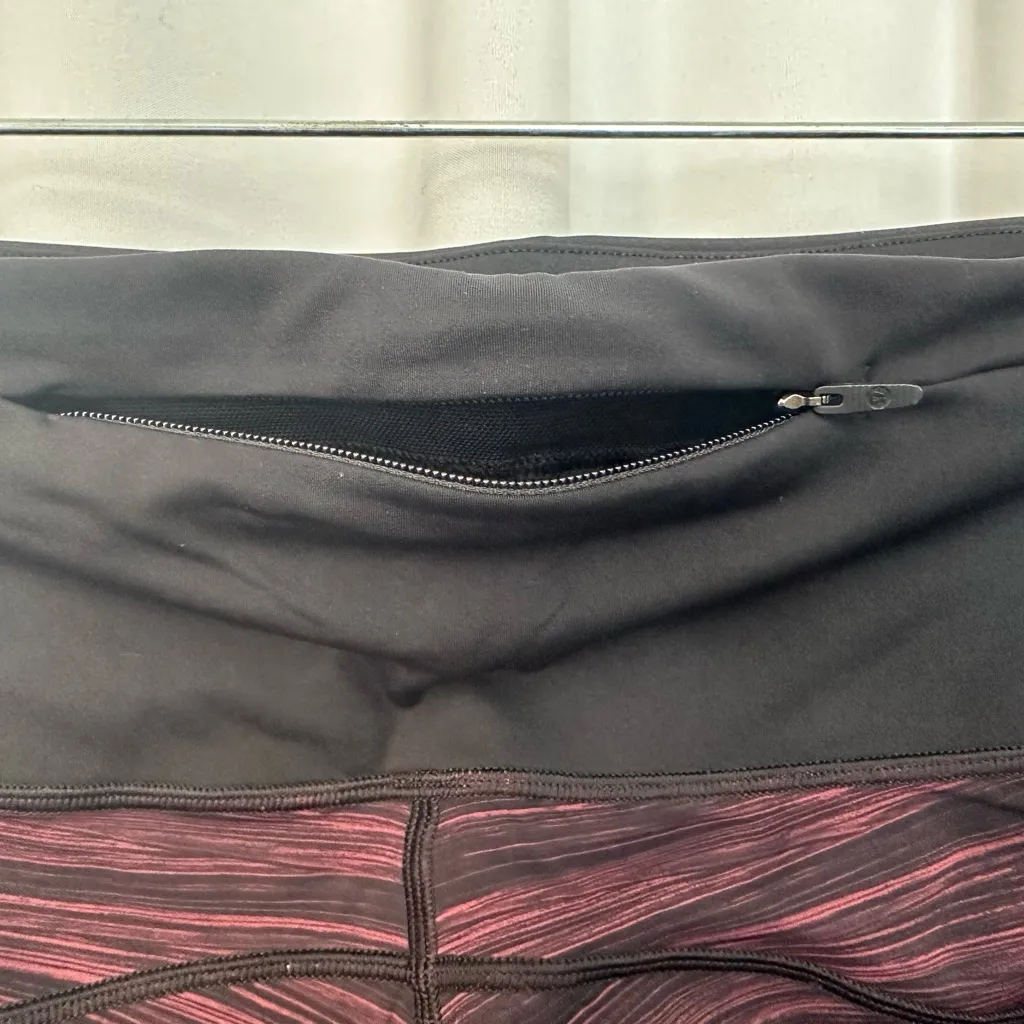 Lululemon Athletica Purple Space Dye Cropped Leggings (988) - Image 7