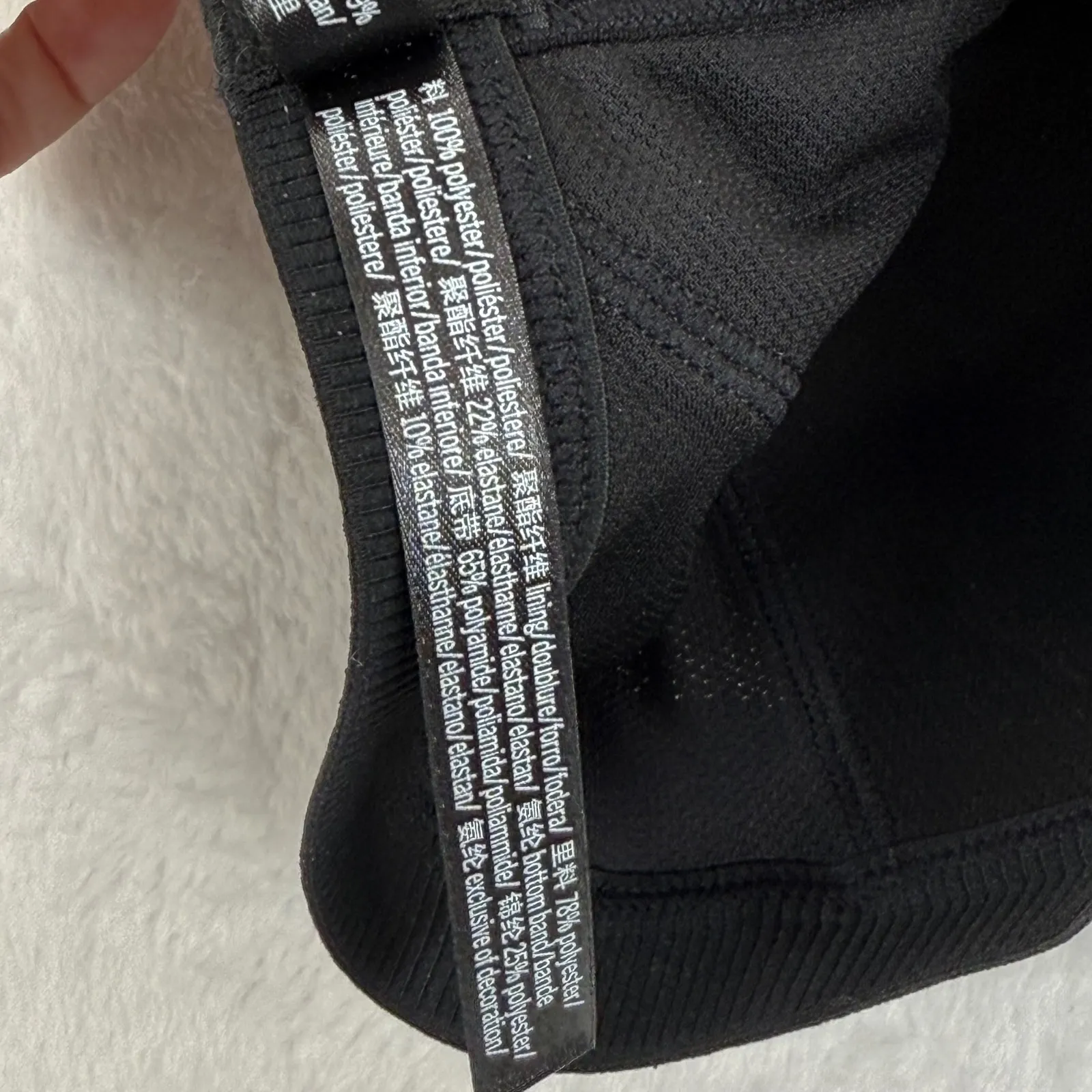 Victoria‎ Sport Knockout Gray Black Racerback Sports Bra 32B - Image 8