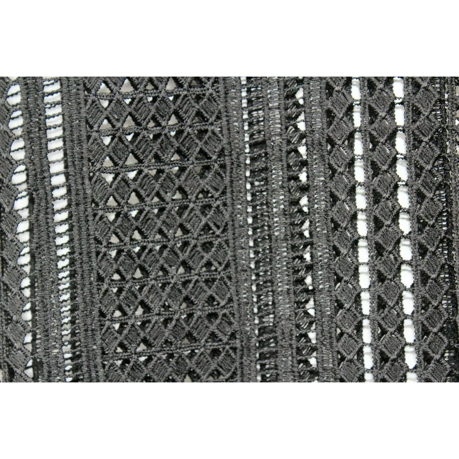 Fabletics Women's Sophie Tunic Top Black Lace Crochet Inlet Cover Up Sz Medium - Image 4